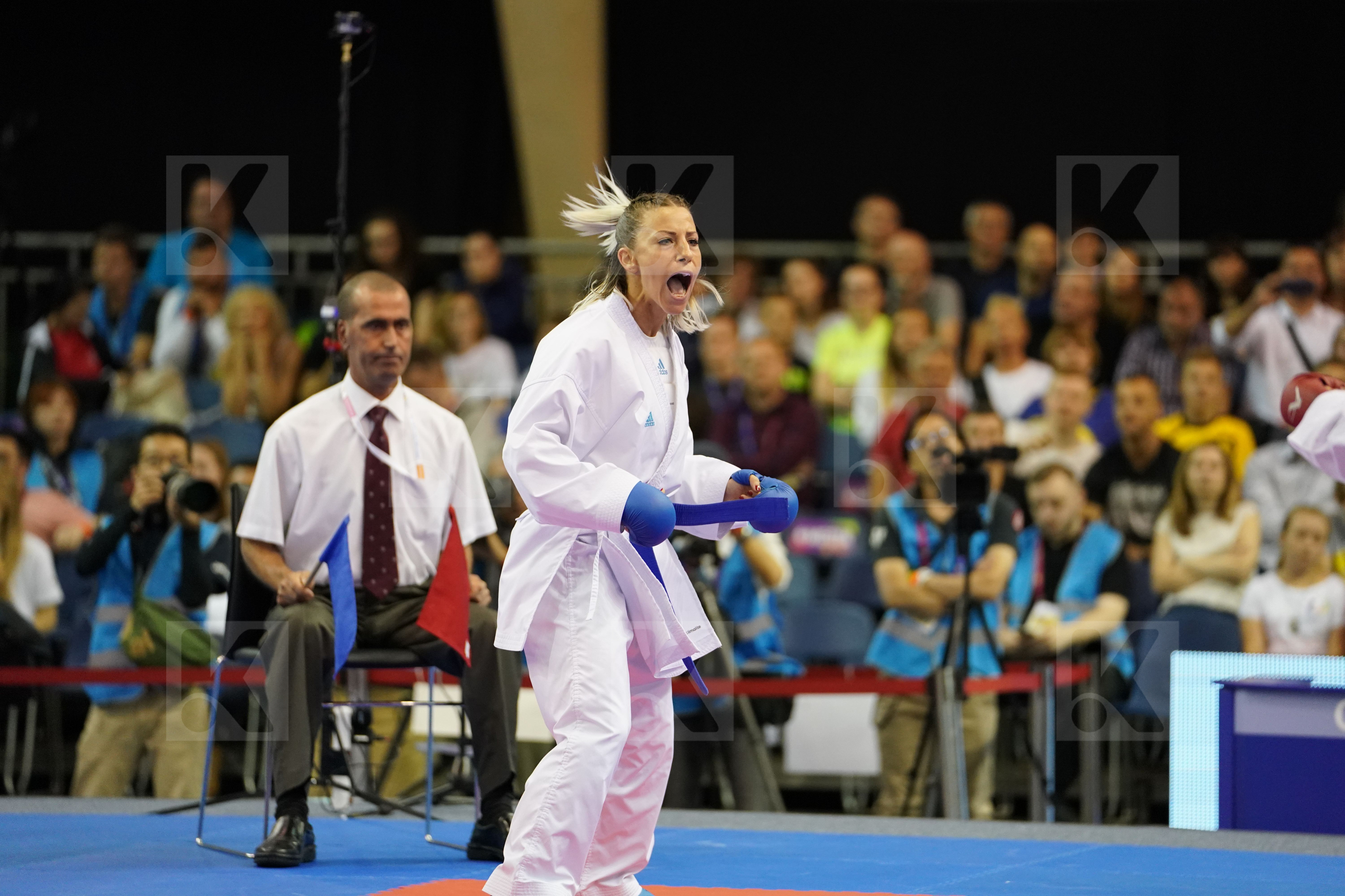 Austria Female Kumite -50kg France Plank Bettina Recchia Alexandra